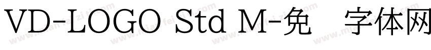 VD-LOGO Std M字体转换